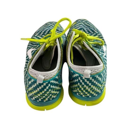 Nike Free Sneakers Shoes Lace Up Green Size 8 TR Fit 4 - Picture 3 of 5